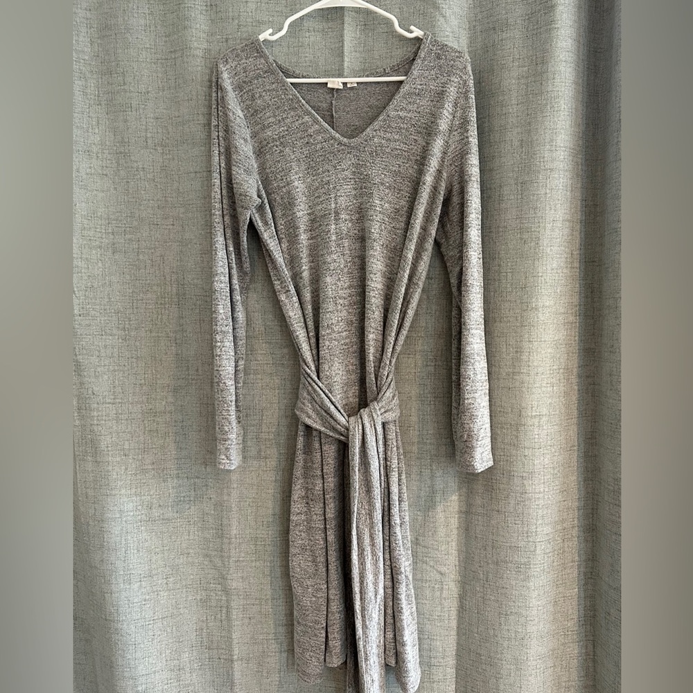 Medium grey maternity dress